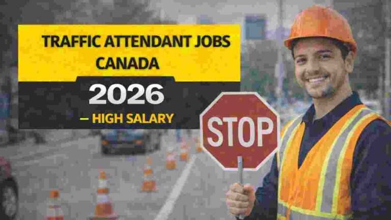 Traffic Attendant Jobs Canada 2026 – High Salary Parking & Traffic Control Hiring (CAD)