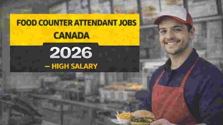 Food Counter Attendant Jobs Canada 2026 – High Salary Fast Food & Restaurant Hiring (CAD)