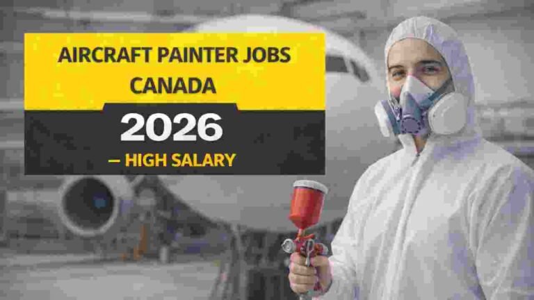 Aircraft Painter Jobs Canada 2026 – High Salary Aviation Maintenance Hiring (CAD)