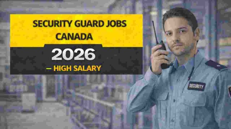 Security Guard Jobs Canada 2026 – High Salary Safety & Protection Hiring (CAD)