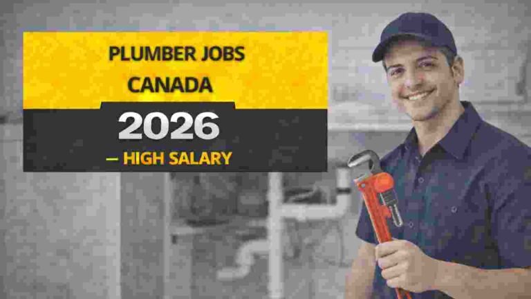 Plumber Jobs Canada 2026 – High Salary Plumbing & Pipefitting Hiring (CAD)