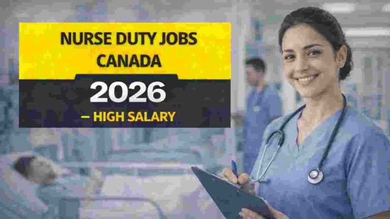 Nurse Duty Jobs Canada 2026 – High Salary Hospital & Healthcare Hiring (CAD)