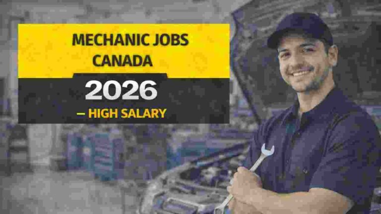 Mechanic Jobs Canada 2026 – High Salary Automotive & Industrial Hiring (CAD)
