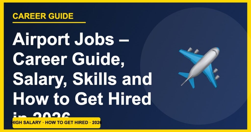 Airport Jobs – Career Guide, Salary, Skills and How to Get Hired in 2026
