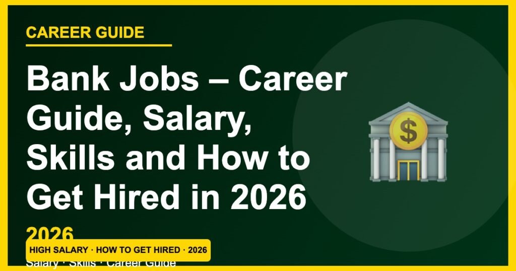 Bank Jobs 2026: Salary, Eligibility & How to Get Hired in Private & Govt Banks