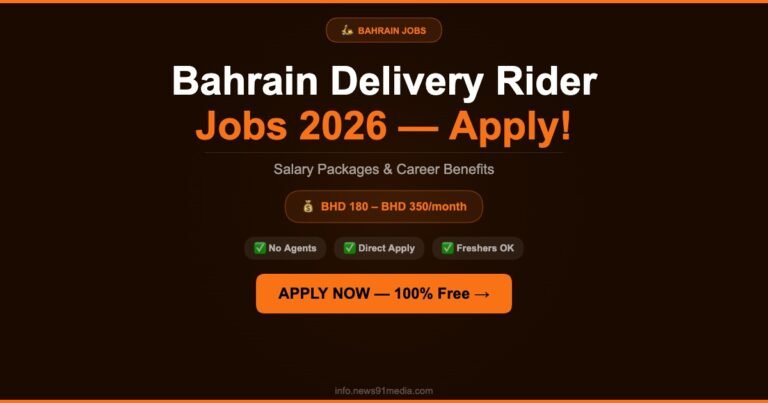 Bahrain Hiring Delivery Riders in 2026: Salary Packages and Career Opportunities
