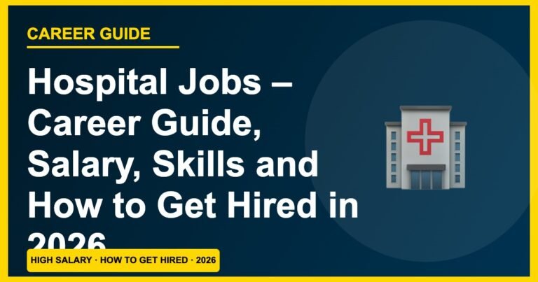 Hospital Jobs 2026: Salary ₹12,000–₹40,000, Roles & How to Get Hired