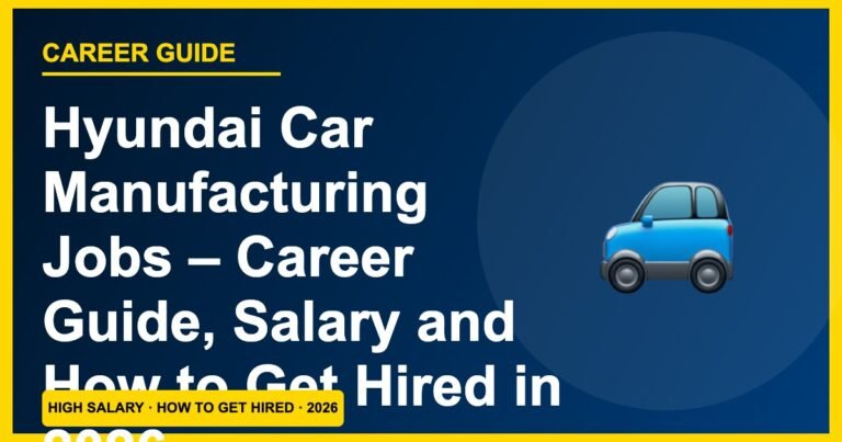 Hyundai Jobs 2026: Salary ₹16,000–₹36,000, Skills & How to Get Hired