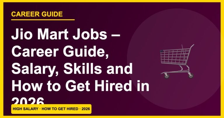 JioMart Jobs 2026: Salary ₹14,000–₹28,000, Roles & How to Get Hired