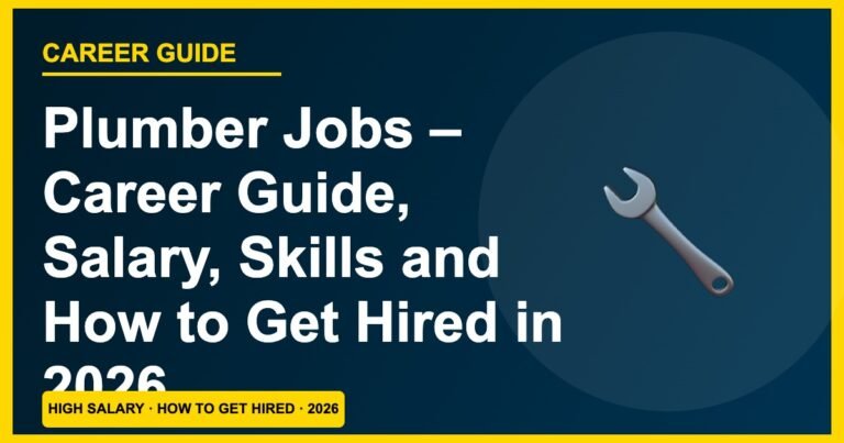 Plumber Jobs 2026: Salary ₹14,000–₹35,000, ITI Skills & How to Get Hired