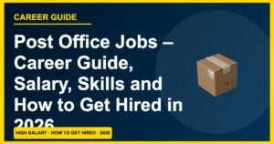 Post Office Jobs 2026: Salary, Eligibility & How to Apply (Govt Jobs) Post Office Jobs 2026: Salary, Eligibility & How to Apply (Govt Jobs)