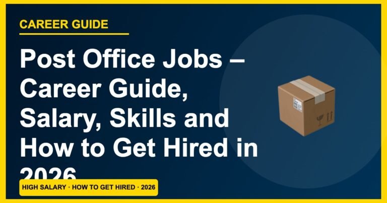 Post Office Jobs 2026: Salary, Eligibility & How to Apply (Govt Jobs)