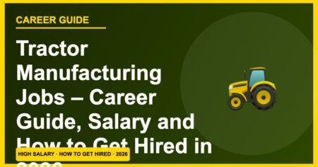Tractor Factory Jobs 2026: Salary ₹15,000–₹33,000, Skills & How to Apply