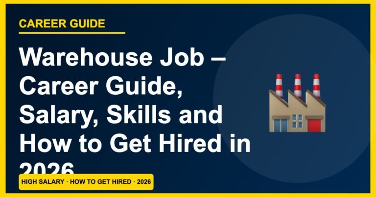 Warehouse Jobs 2026: Salary ₹12,000–₹28,000, Skills & How to Get Hired