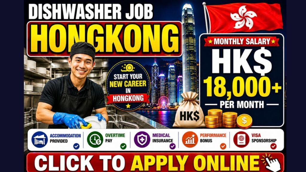 Hong Kong Dishwasher Jobs