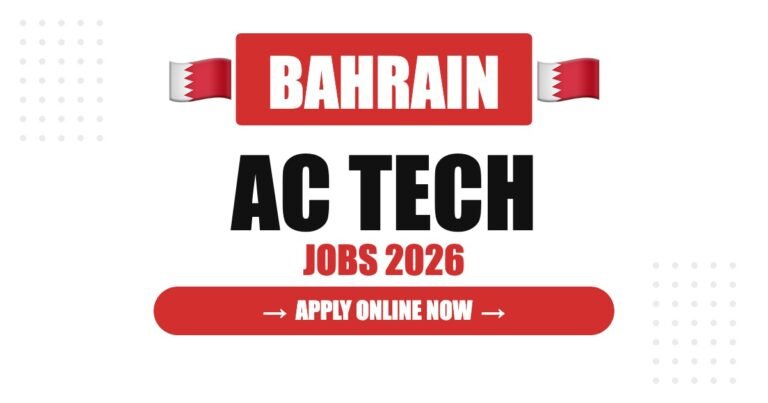 AC Technician Jobs in Bahrain: Salary, Requirements & Career Guide