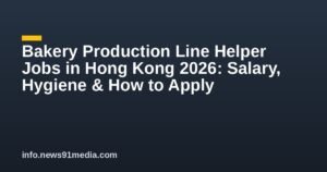 Bakery Production Line Helper Jobs in Hong Kong 2026: Salary, Hygiene & How to Apply